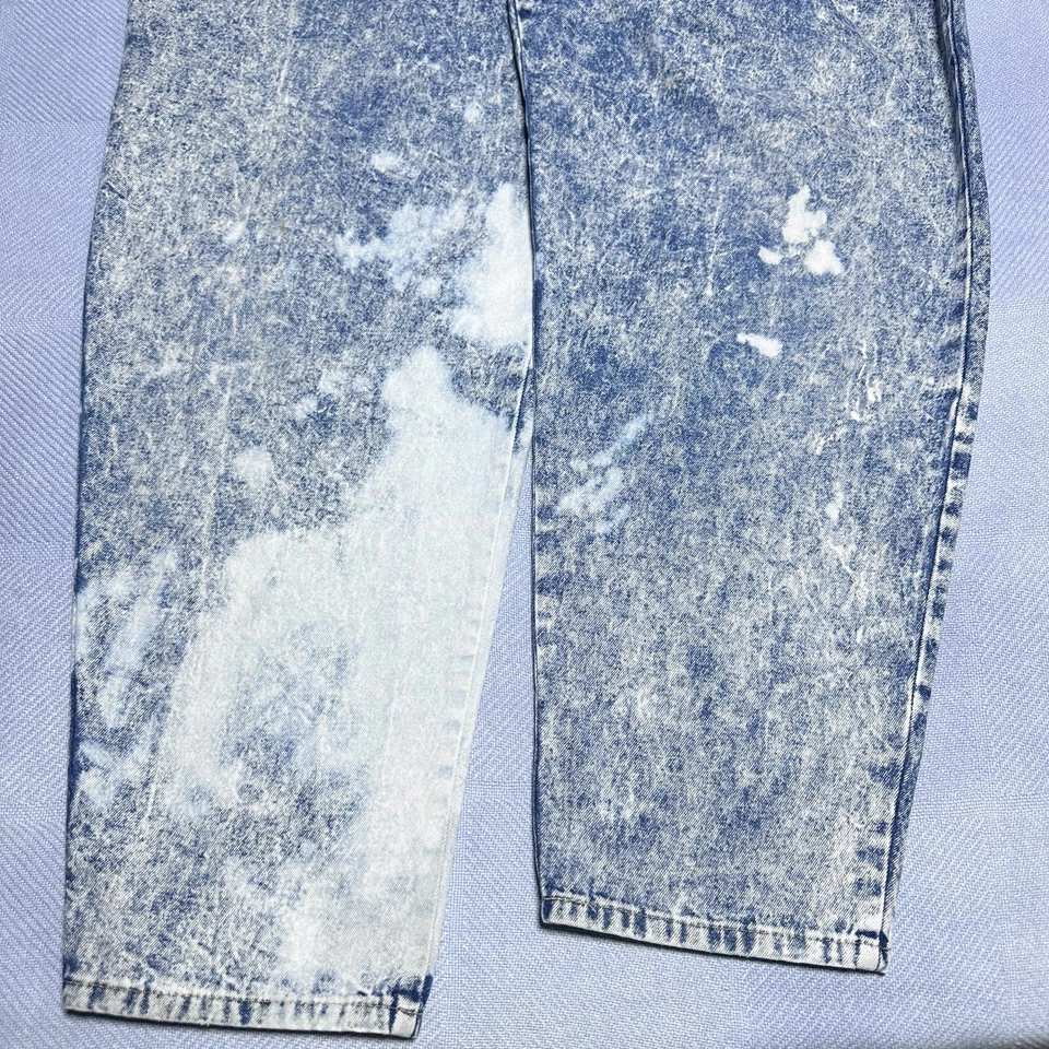 Vintage 1980s Cherokee Acid Wash Denim Mom Jeans High Rise Women’s Sz 14 (30x29) - Image 2 of 4