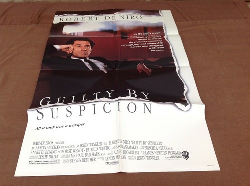 1991 Guilty By Suspicion Original Movie House Full Sheet Poster