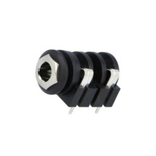 ACJM-IH Buchse Jack 6,35mm weiblich mono mit Schalter mit 90°-Winkel AMPHENOL