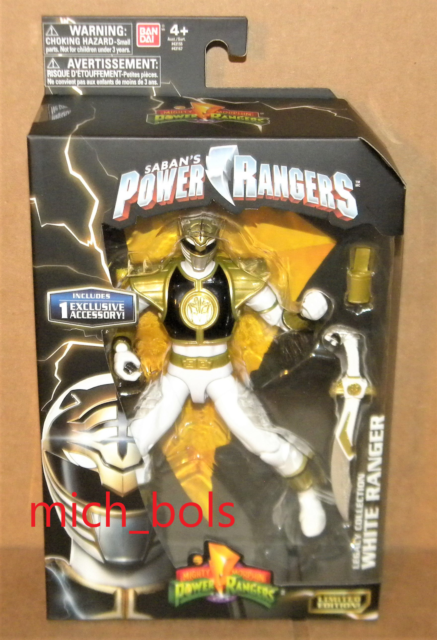 Power Rangers Legacy Mighty Morphin Movie 5-Inch White Ranger Action Figure 