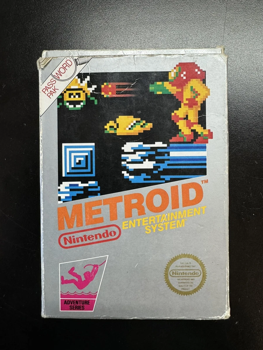 Metroid Sur NES – Version NTSC-USA – Complet (boîte, Notice) – Très Bon état – 1988