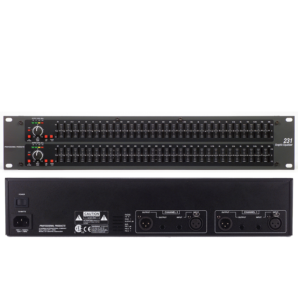 High-quality SUX-231 Professional Stereo Audio Equalizer EQ