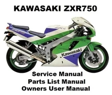 ZXR750 ZX-7 750 Owners Workshop Service Repair Parts Manual PDF Files ZXR ZX750