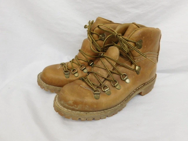 MAINSTREAM LEATHER HIKING BOOTS WORK SIZE 7M
