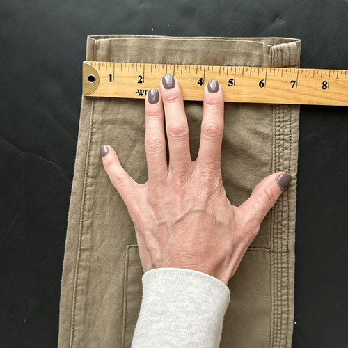 Pantaloni cargo donna Current/Elliott taglia 30 misto lino The Worker gamba dritta nuovi con etichette - Foto 15 di 15