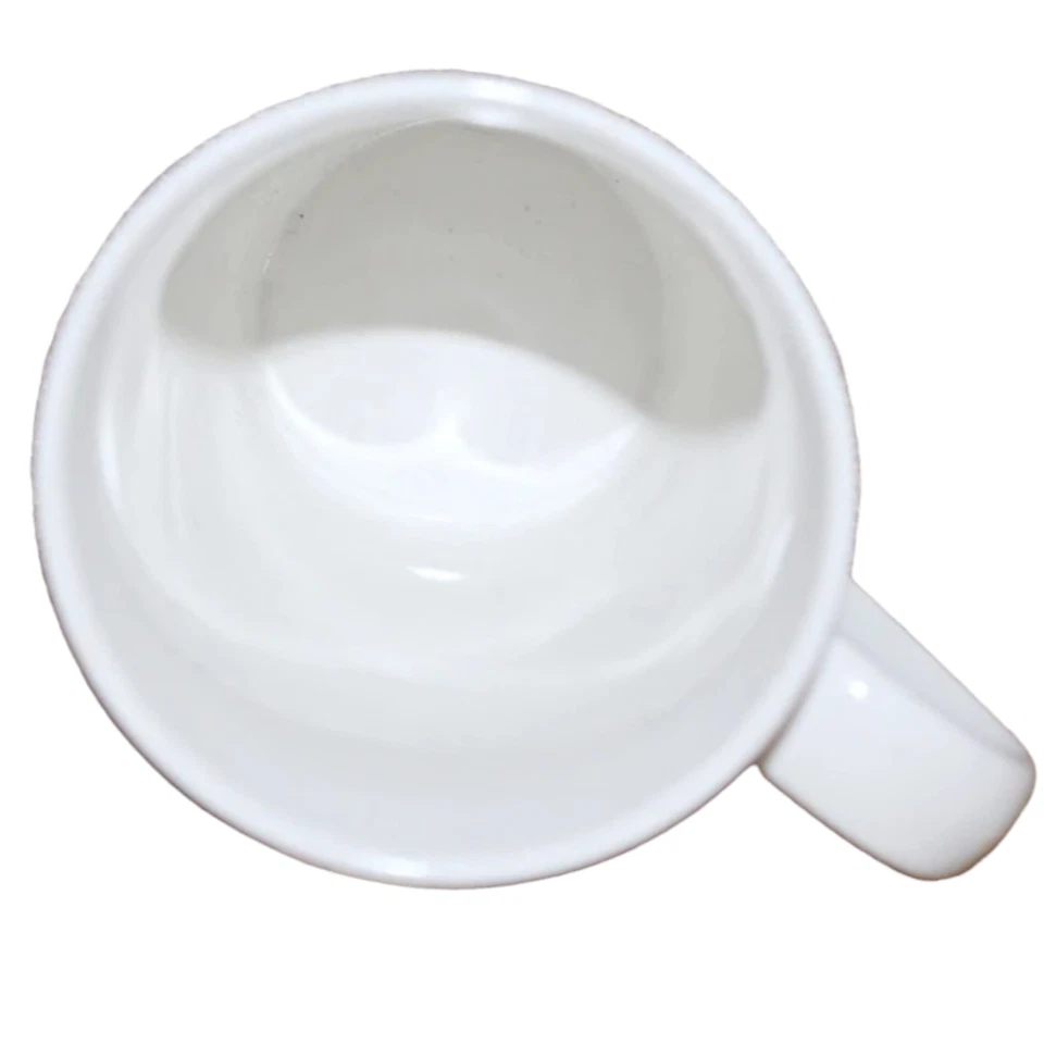 Taza Graydon Hall para perro, blanco y negro, perro rezando, perro besando, perro juguetón Foto 4 de 4