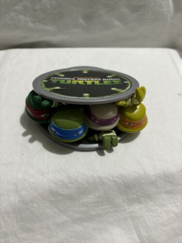 Cool TMNT Teenage Mutant Ninja Turtles to Action Cake Topper Decor Set VTG 2013
