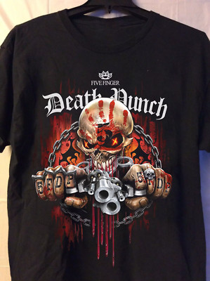 Rare Five Finger Death Punch Band T Shirt Full Size S-5XL