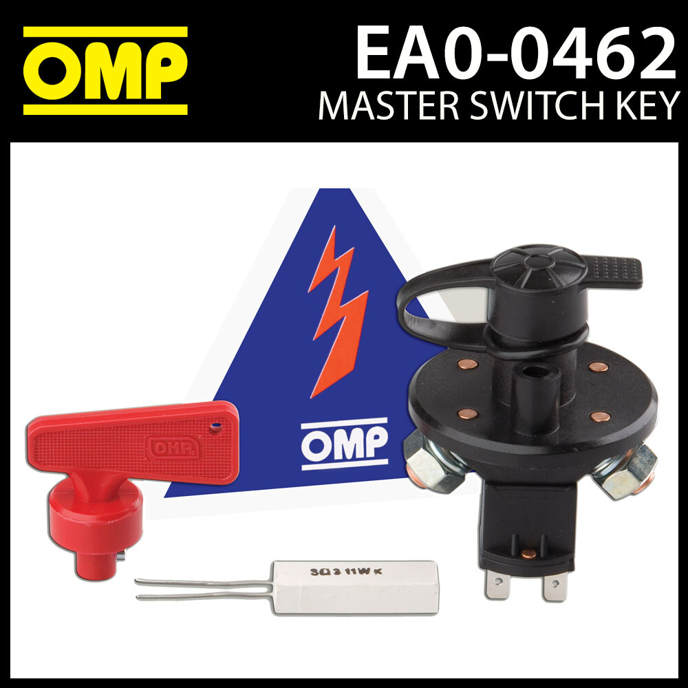 OMP Racing Master Switch 6-Pole Connection Latest Design Race Rally Motorsport