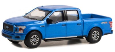 FORD F-150 XL with STX Package - 2020 - Velocity blue - Greenlight 1:64