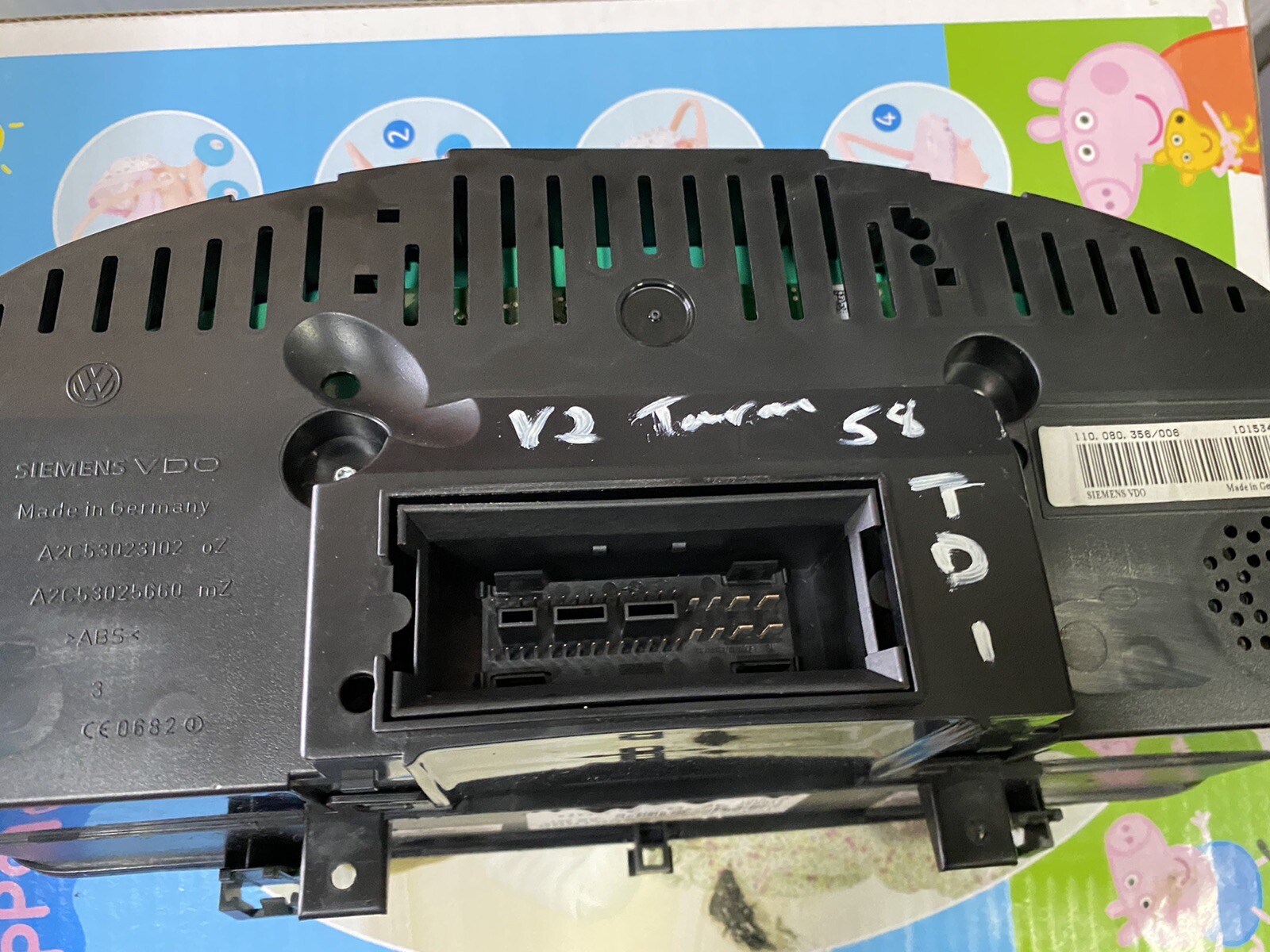 VW TOURAN/ CADDY TDI. INSTRUMENT PANEL CLOCKS eBay