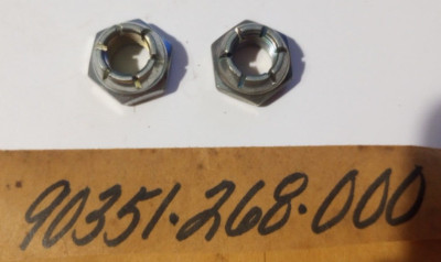 Honda XL100, Z50, ATC200 Nut 10MM NOS 90351-268-000 Qty. 2 (L-9562)