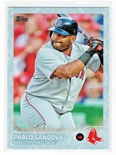 2015 Topps Pablo Sandoval SNOW CAMO BORDER PARALLEL #650 73/99
