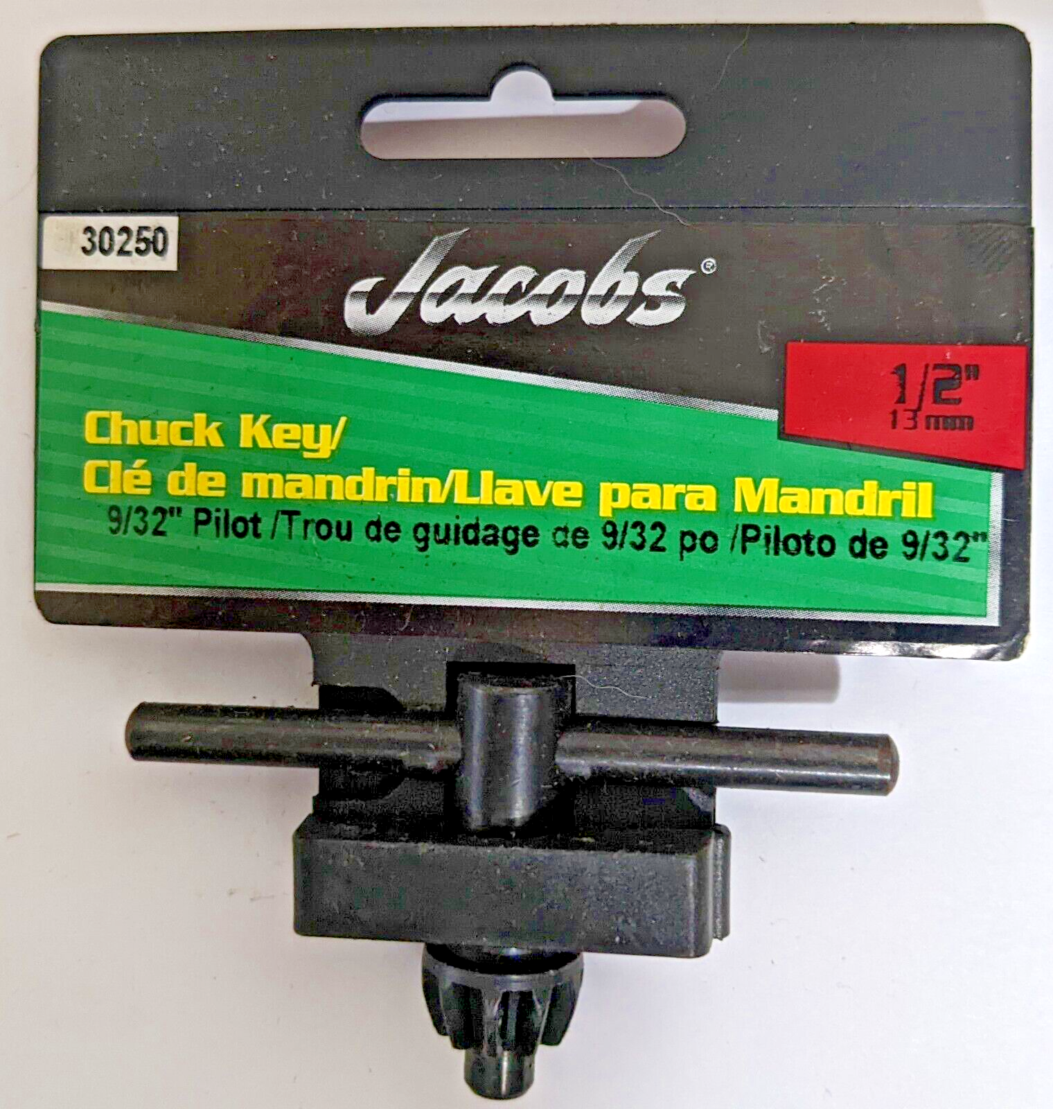 JACOBS 30250 T-HANDLE STEEL CHUCK KEY 1/2 in. (QTY: 1) JAPAN NOS | eBay