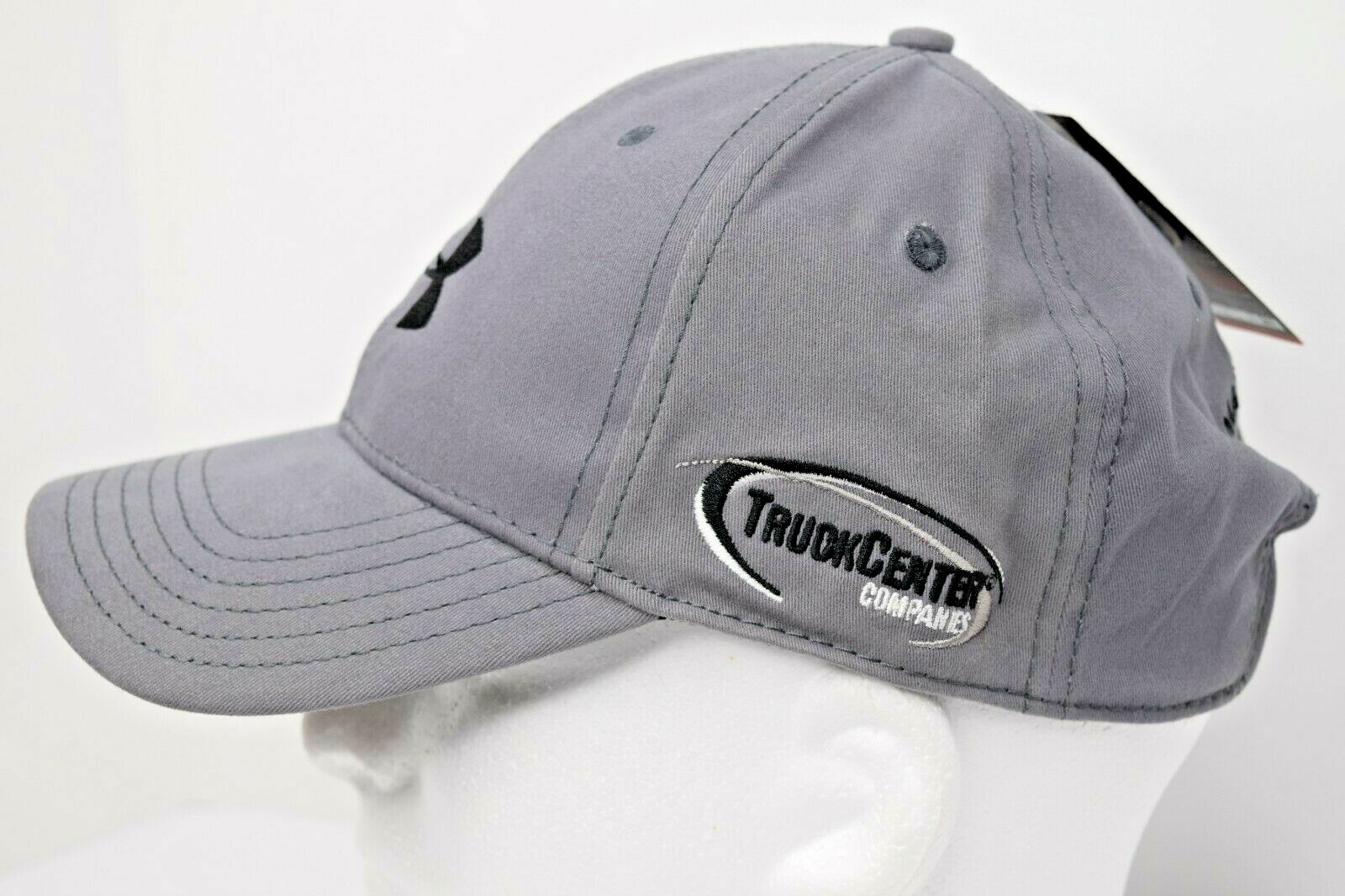 Under Armor Grey Baseball Hat/Cap Adjustable Truc… - image 3