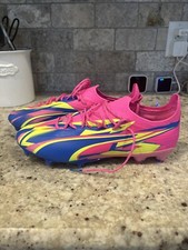Puma Ultra Ultimate Energy FG/AG Luminous Pink Soccer Cleats Size 11.5