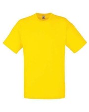Fruit Of The Loom T Shirt T Shirts Short Sleeve 100% Cotton ! Plain Men/Women