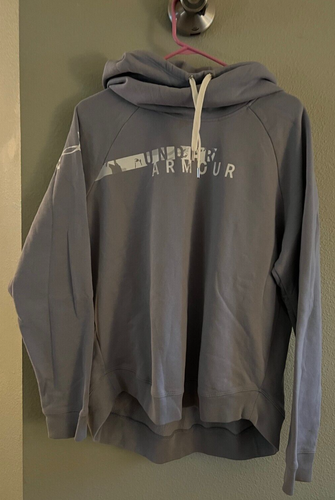 Under Armour - Women's Pullover Hoodie Gray - Loose Fit XL - Coldgear