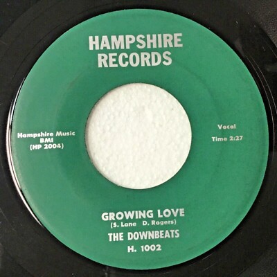 THE DOWNBEATS SWEET LITTLE JANE / GROWING LOVE Single 45 RPM 7'' Z8