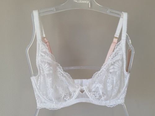 John Lewis AND/OR Elise Demi Bra In White Size UK 30E. BNWT - Picture 6 of 17