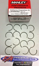 Manley 42262-16 Chevy SBC LS Engines .927" Wrist Pin Round Wire Locks Set Of 16
