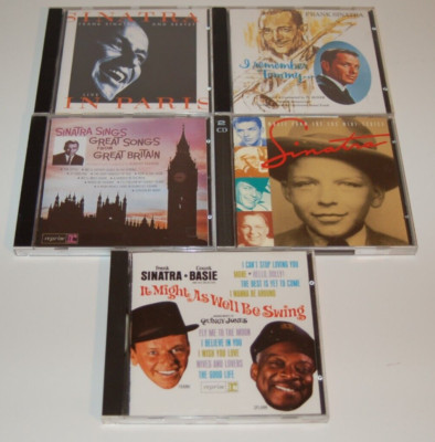 Frank Sinatra Cds 5 Stck , Tommy , From great Britain , Live in Paris ,It Might