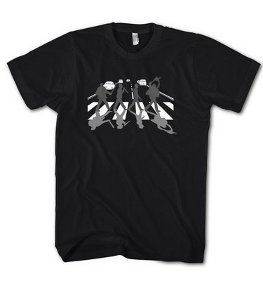 Herren T-Shirt Abbey Road Killer jason freddy Halloween Horror Film Neu AR23117