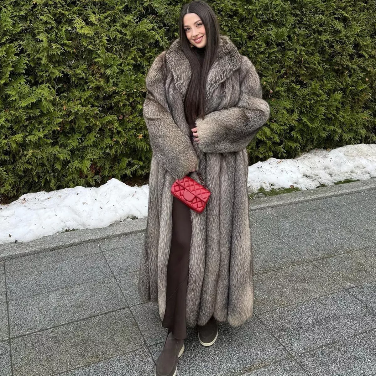 Crystal fox shop coat