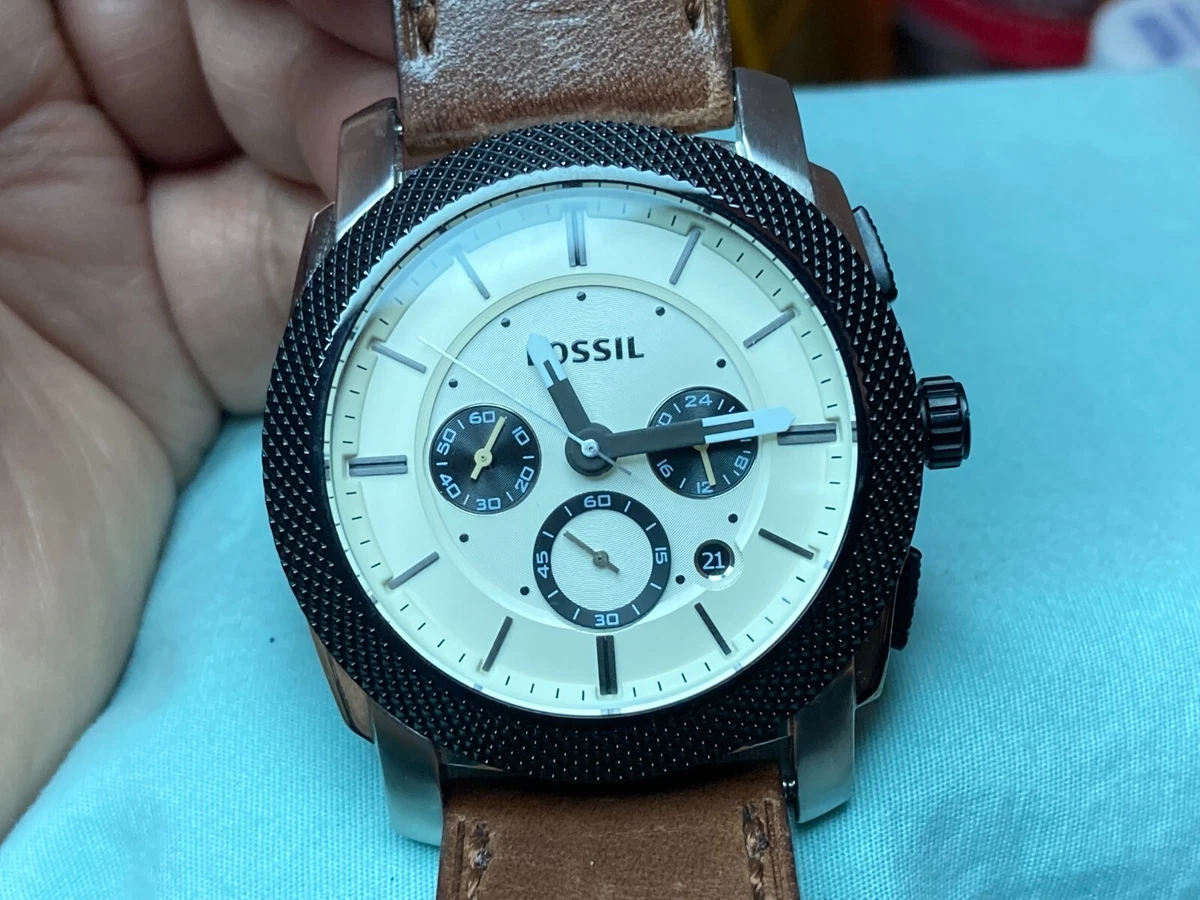 Fossil (FS4732) chronograph, all stainless steel, men's watch