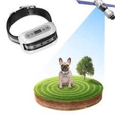 Petsfun GPS Wireless Dog Fence, Rechargeable Collar, GPS Signal Boundary System
