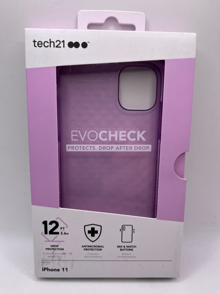 Tech21 Evo Check Series Case For iPhone 11 Only Orchid