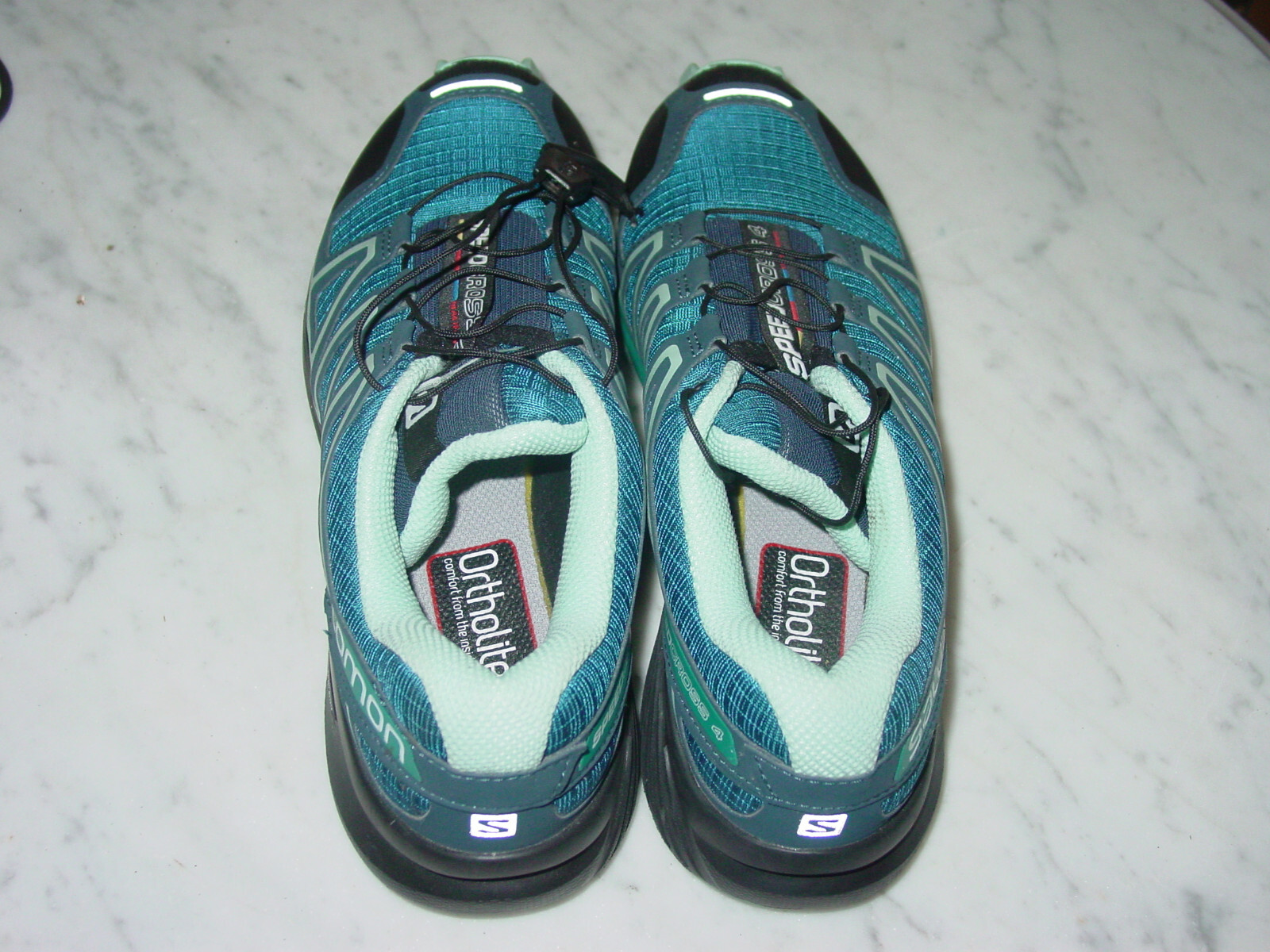 2019 Womens Salomon 402431 Speedcross 4 Poseidon Blue Running Shoes! Size 6 image 3