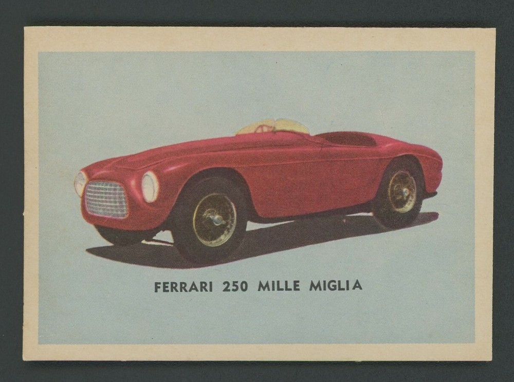1957 Oak Premiere Sports Cars(R724-5)Ferrari 250 Mille Miglia-Italy Trading Card