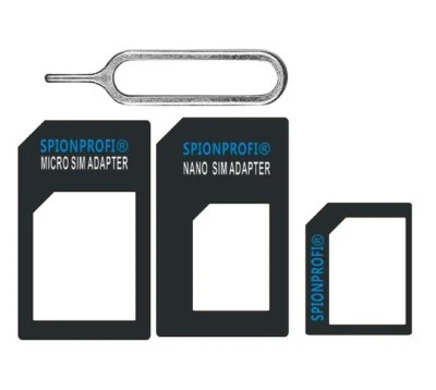 UNIVERSAL KARTENADAPTER SIM KARTE Adapter KARTENLESER Nano Micro Handy Tablet - Bild 1 von 4