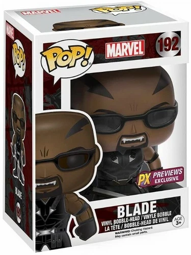 Figura Exclusiva Funko POP #192 Marvel Blade PX Totalmente Nueva y En Stock