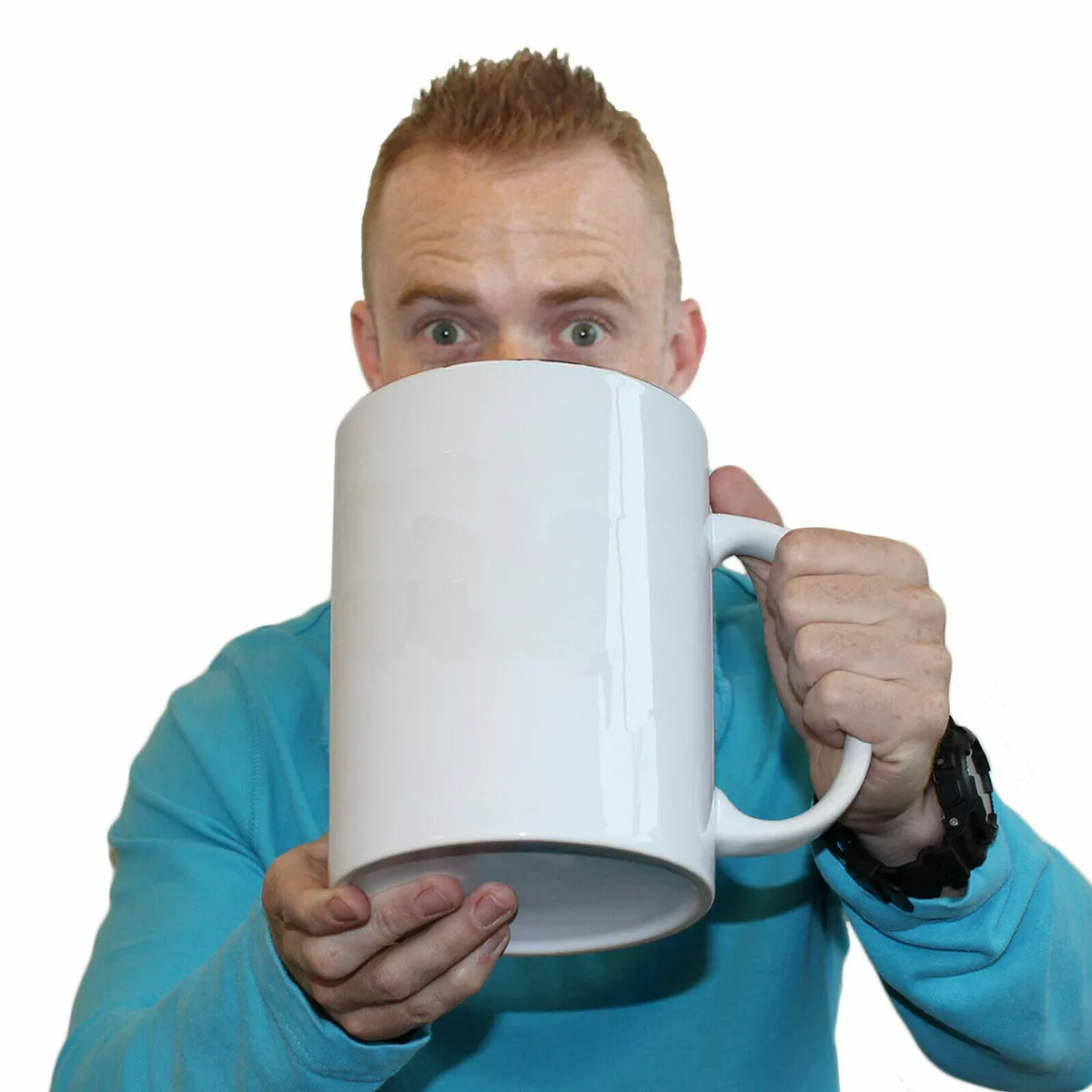 Large latte glass mugs sale