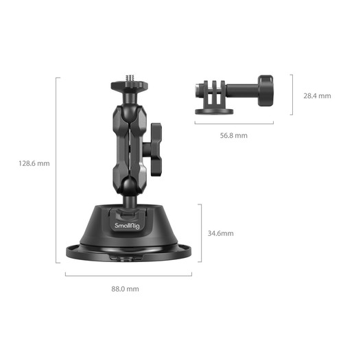 SmallRig Double-Layer Suction Cup Mount for GoPro Hero 11/10\/9 for DJI - Picture 11 of 13
