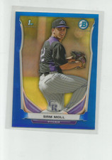 2014 BOWMAN CHROME PROSPECTS BLUE REFRACTORS #BCP39 SAM MOLL 045/250