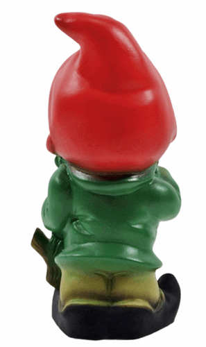 Deco Figura Enano de Jardín Con Sierra de Pie H 19,5 CM Figura Plástico - Imagen 4 de 4