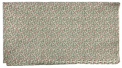 VIP Screen Prints Cranston Fabrics Crafts Green Floral 2.5 Yards By 42 