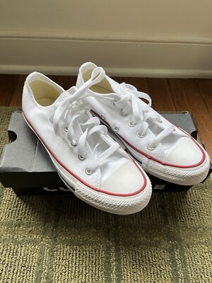 BNIB Classic Chuck Taylor Low Top Optical White Shoes Women Girls Sneakers 36