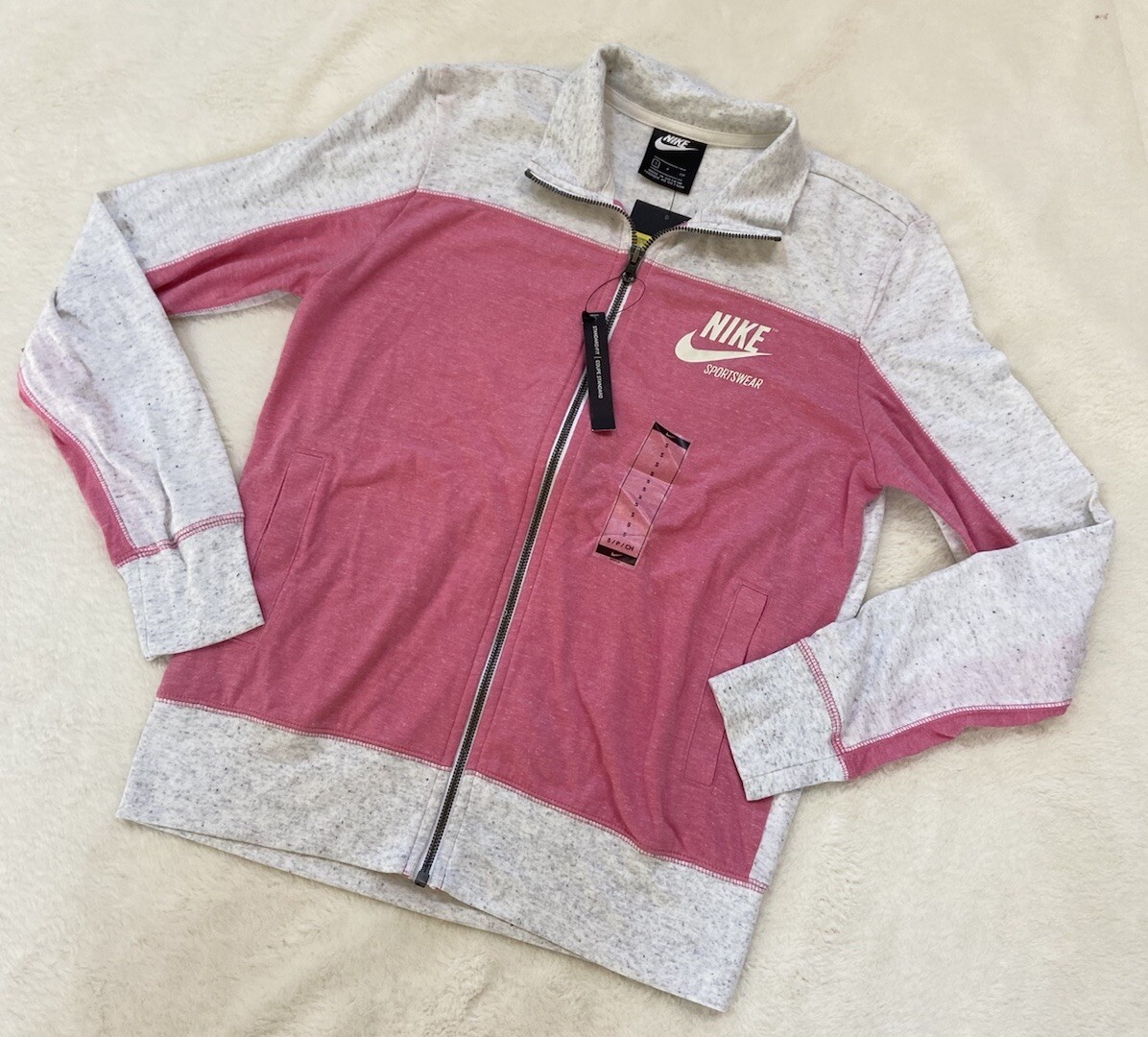 SACAI X NIKE Giacca Nike donna taglia small leggera sportiva full zip palestra atletica