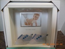 Baby Shoes Shadow Box And Picture Frame Pearhead
