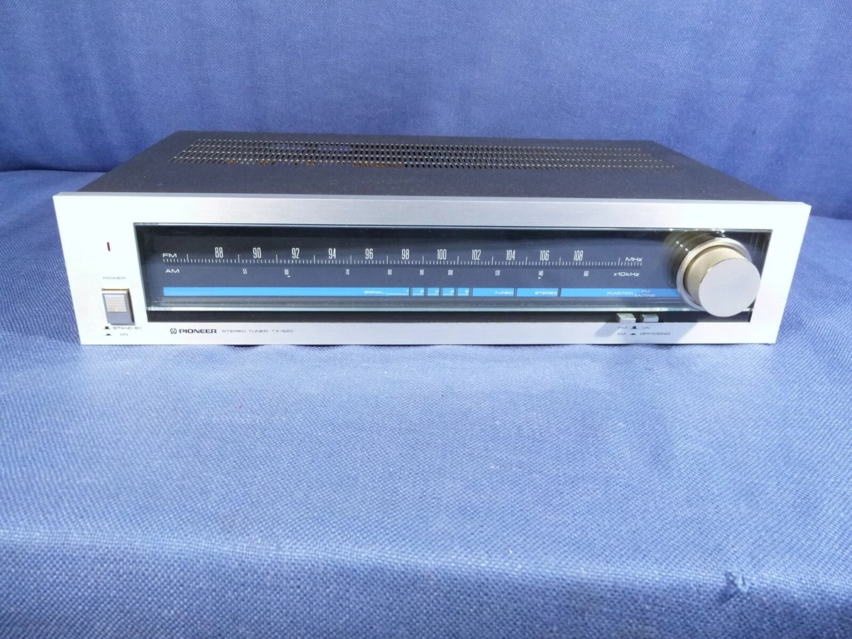 Tuner Analogique Vintage Pioneer TX-520L (1981) - MW/FM/LW - Bon état