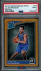 2018-19 Panini Donruss Optic Jalen Brunson Orange /199 PSA 9 Rookie RC #179