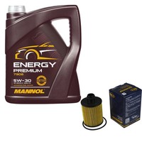 SCT Inspektionspaket 5L Mannol Energy 5W-30 FüR Alfa Romeo Spider 1.8 Tbi Brera