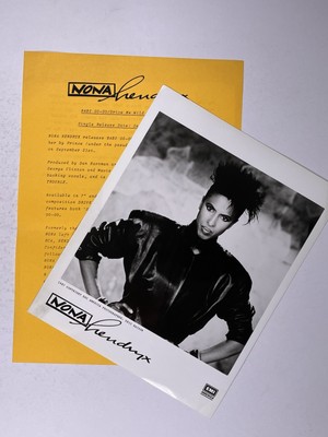 Nona Hendryx Press Release & Photograph Winds Of Change EMI Promotional 1987