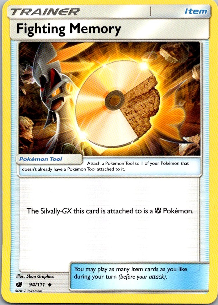 FIGHTING MEMORY 94/111 CRIMSON INVASION POKEMON LP