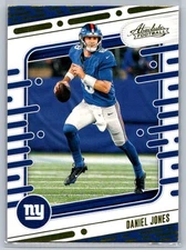 Daniel Jones 79 2024 Panini Absolute Yellow New York Giants Card