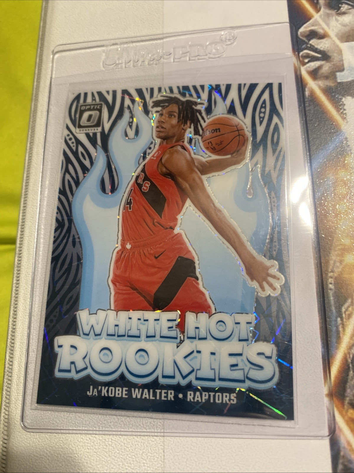 2024-25 Optic - White Hot Rookies Ja'Kobe Walter #13 White Velocity Prizm /59 